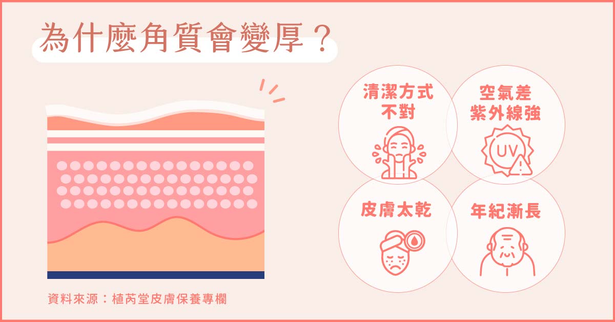 為什麼角質會變厚？